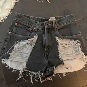 First of a kind Levi Jean shorts from LF